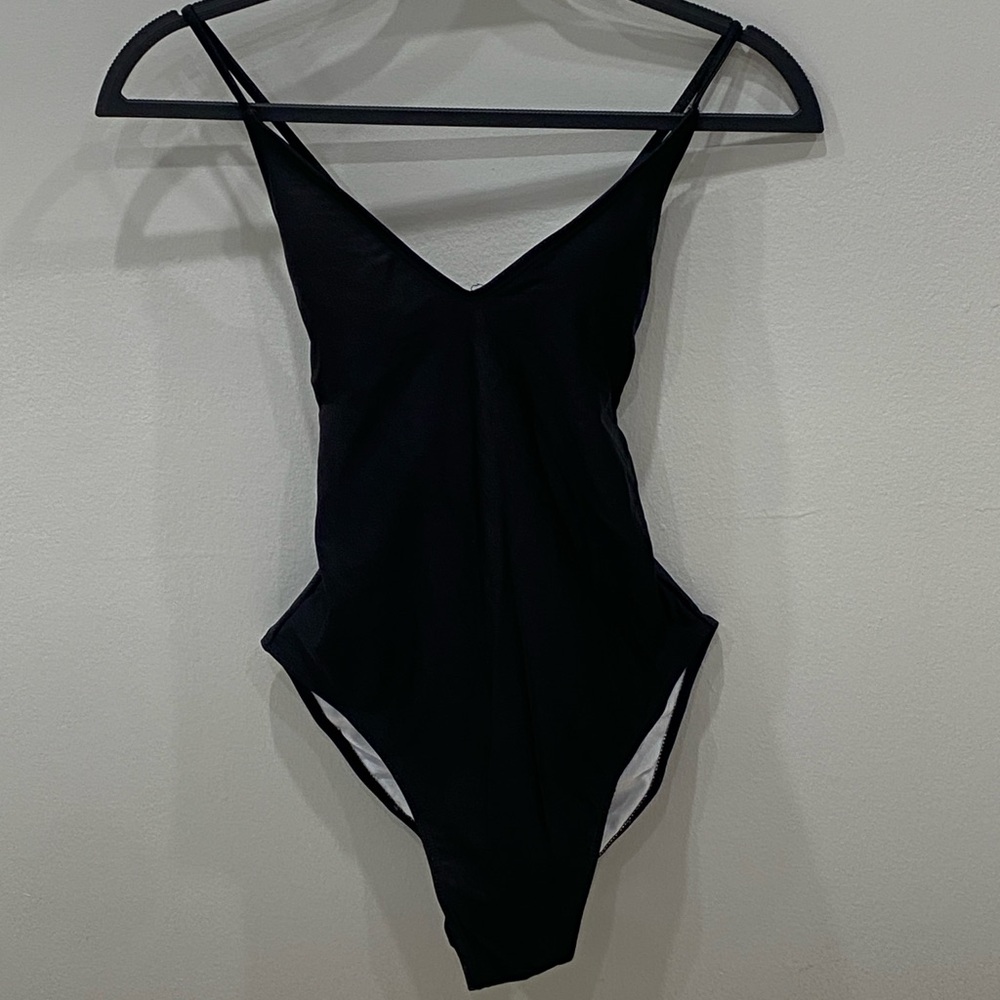 SHEIN Black One Piece Swimsuit